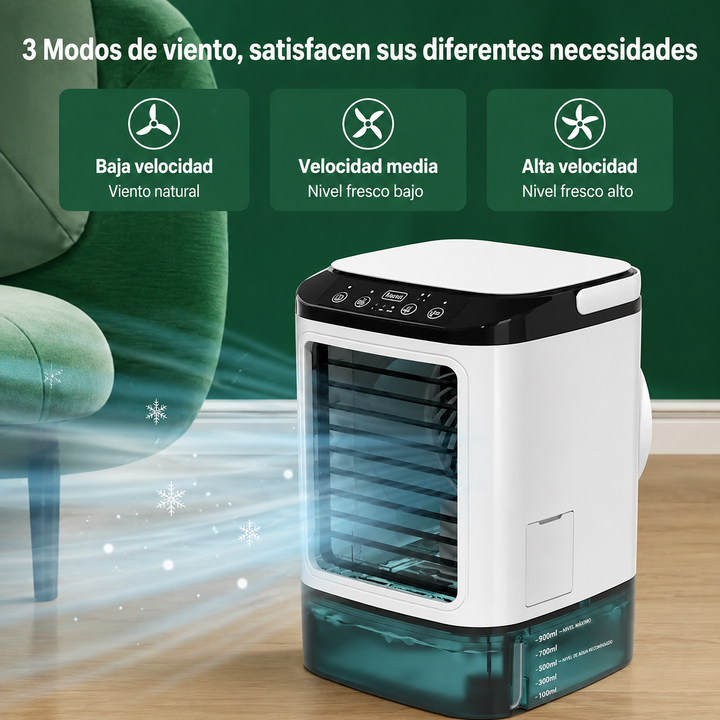 Aire Acondicionado Portátil Climatizador Evaporativo Con Humidificador