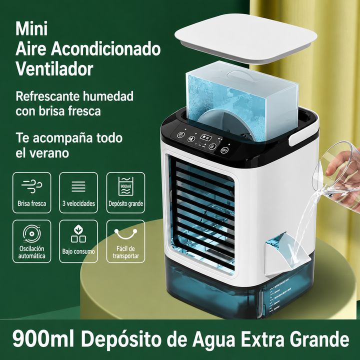 Aire Acondicionado Portátil Climatizador Evaporativo Con Humidificador