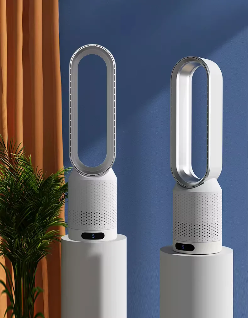 Ventilador Sin Aspas De Torre Silencioso Oscilante Portátil