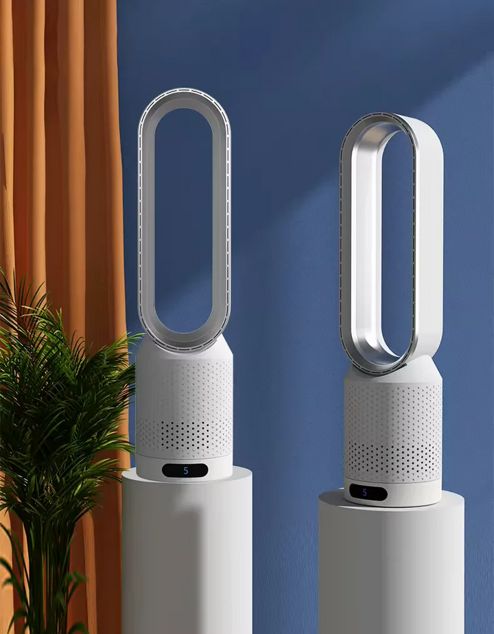 Ventilador Sin Aspas De Torre Silencioso Oscilante Portátil