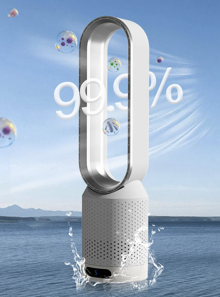 Ventilador Sin Aspas De Torre Silencioso Oscilante Portátil