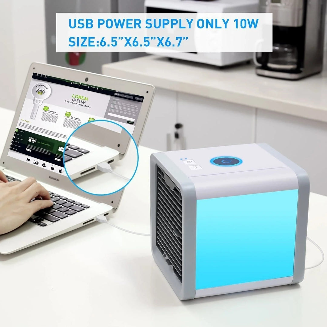 Aire Acondicionado Portátil Climatizador Evaporativo Mini USB